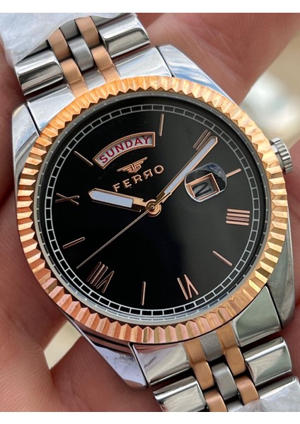 Çelik Kordon Iç Fonksiyonları Aktif Chronograph 30 mt Su Geçirmez Erkek Kol Saat EFM11130-E2 modelleri