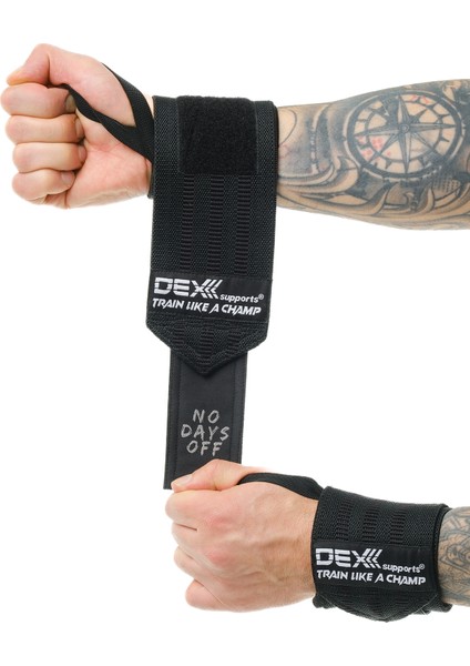 Dex Supports Lasting Energy Fitness Bilek Sargısı , Wrist Wraps Legend Series – Spor Bileklik  2 ‘li Paket