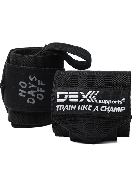 Dex Supports Lasting Energy Fitness Bilek Sargısı , Wrist Wraps Legend Series – Spor Bileklik  2 ‘li Paket