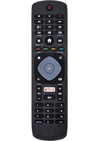 LCD LED Kumanda Phılıps Smart Tv Netflıx Tuşlu RM-L1220 Yazısız