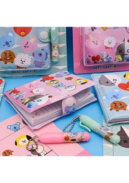 BTS Mini Defter Kalem SET