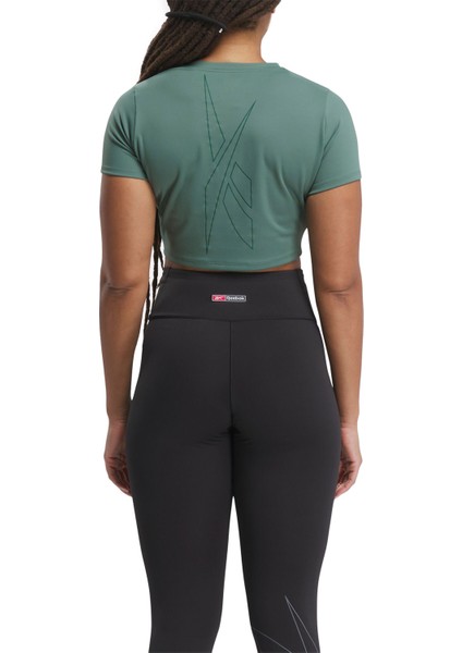 Lux Bold Crop Tee Pastel Yesıl Kadın Kısa Kol T-Shirt fiyatları