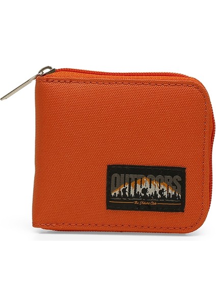 Outdoor Fermuar 4fx Turuncu Erkek Cüzdan