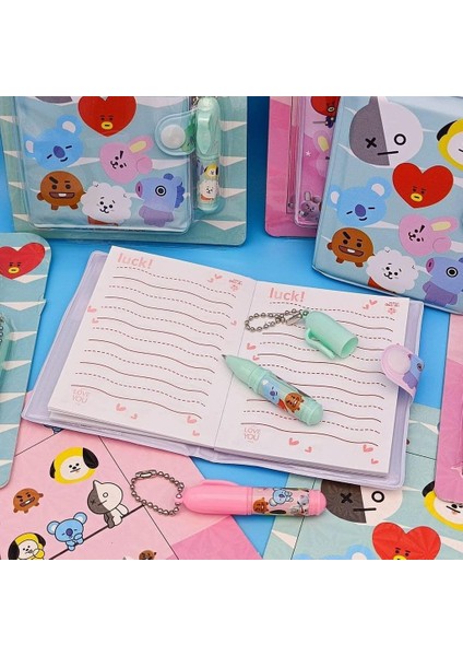BTS Mini Defter Kalem SET