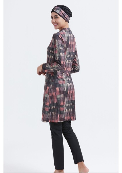 Tam Kapalı 3'lü Tesettür Mayo C11000 Çok Renkli fiyatları