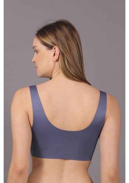 Balensiz Dikişsiz Lazer Çıkarılabilir Pedli Sütyen C26125 Indigo fırsatları