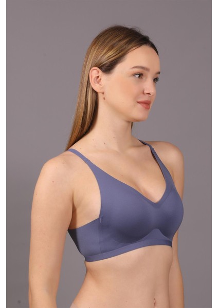 Balensiz Dikişsiz Lazer Çıkarılabilir Pedli Sütyen C26120 Indigo modelleri