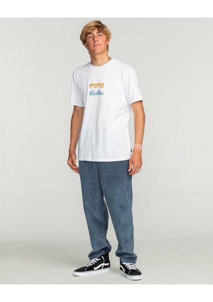 Bıllabong Team Wave Tees Whıte Erkek T-Shırt EBYZT00144-10
