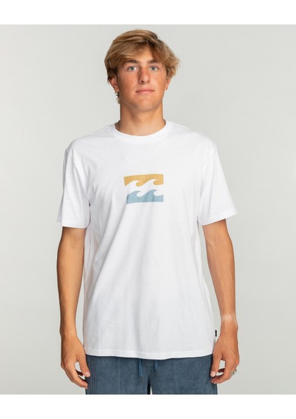 Bıllabong Team Wave Tees Whıte Erkek T-Shırt EBYZT00144-10