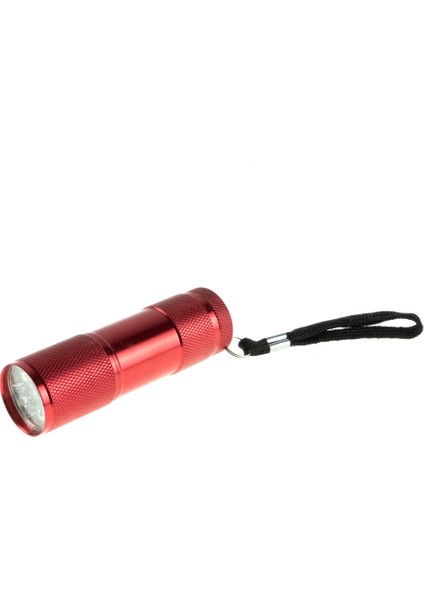 El Feneri Mini El Feneri Metal Kırmızı