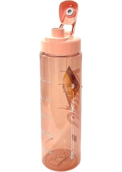Unıty Tritan Boyalı Desenli Matara 630 cc ( Pembe)