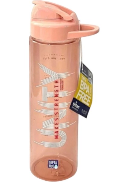 Unıty Tritan Boyalı Desenli Matara 630 cc ( Pembe)
