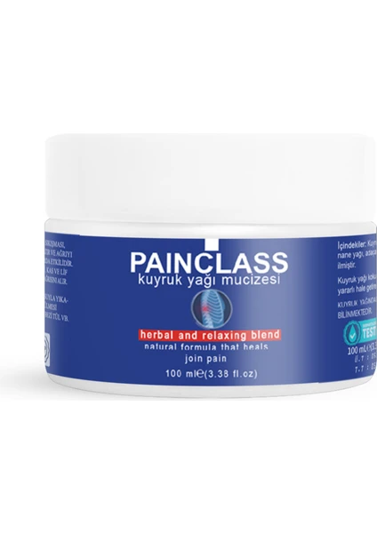 PAIN CLASS Kuyruk Yağı Yatıştırıcı Etkili 100 ml