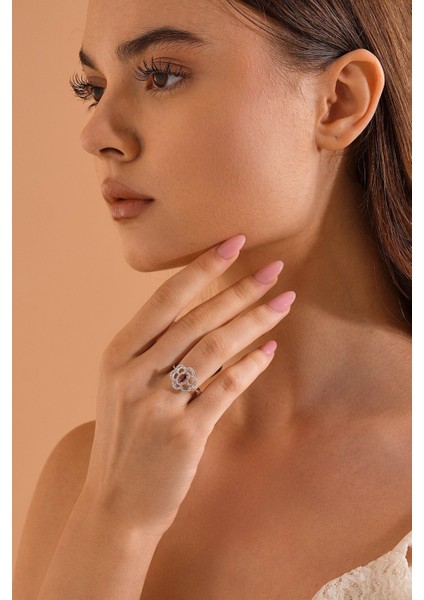 0.65 Karat Garnet Taşlı Pırlanta Yüzük fiyatları