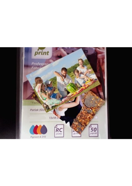 Epson L382 Fotoğraf Kağıdı Premium Parlak 260 gr 10X15 50 Yaprak