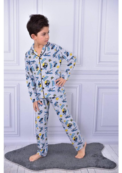 Pija Kids Erkek Çocuk Desenli Pijama Takımı