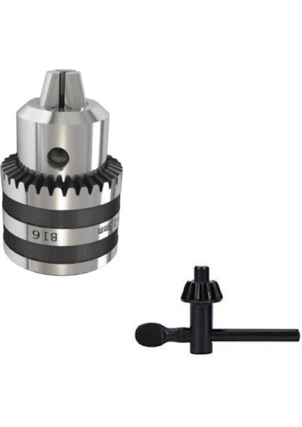 3-16 mm B16 20 Unf Mandren Konik Matkap Aynası Çelik Anahtarlı Mandiren