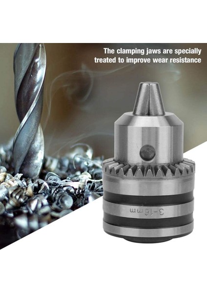 3-16 mm B16 20 Unf Mandren Konik Matkap Aynası Çelik Anahtarlı Mandiren