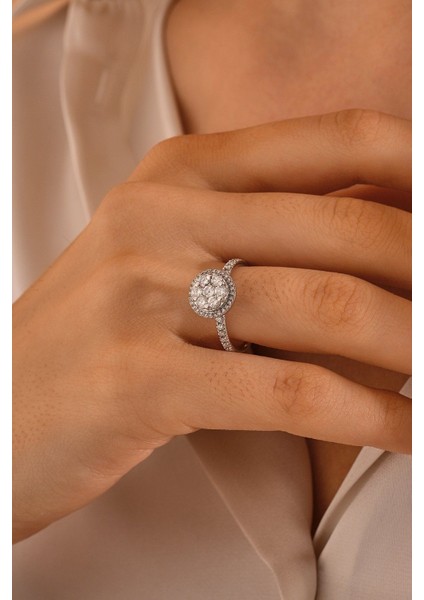 0.86 Karat Montür Ondulado Pırlanta Yüzük