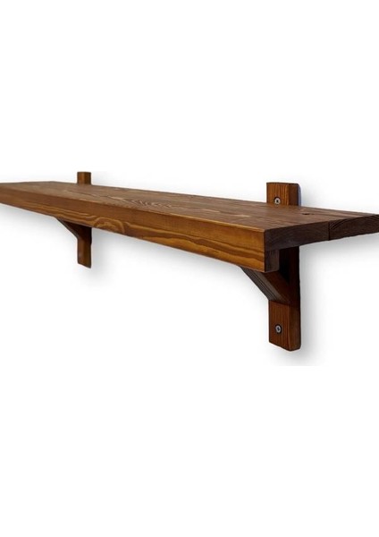 Elawoodworking Dekoratif Raf, Duvar Rafı, Ahşap Raf, Tv Altı Raf, Ahşap Kitaplık Raf, Banyo Rafı fiyatları