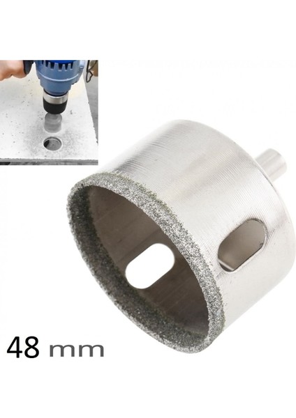 Cam Mermer Granit Delme Pancı 48 mm Matkap Için Elmaslı Delik Karot