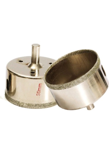 Mermer Granit Fayans Cam Yuvarlak Delme Panç Elmas Uç Yuvarlak Açma Matkap Için Karot 5 cm (50 mm)