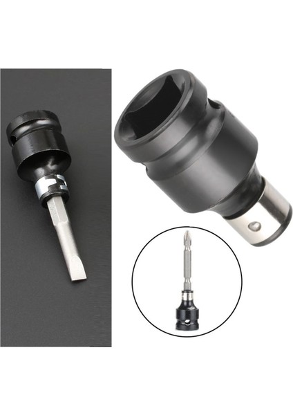 1/2 Matkap Chuck Mandrenli Adaptör Somun Sökme Makinesini Hex Bits Uç Dönüştürme Aparatı