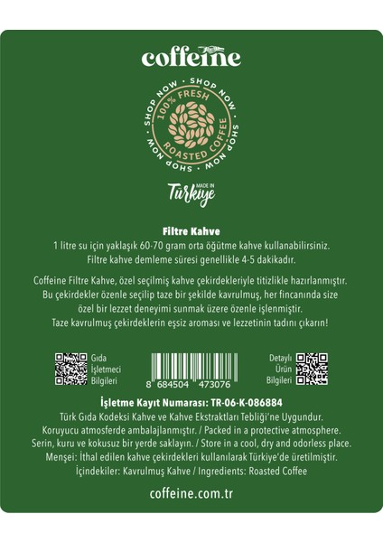 Guatemala Fedecocagua Çekirdek Filtre Kahve %100 Arabica Shg Ep (250GR) indirimleri