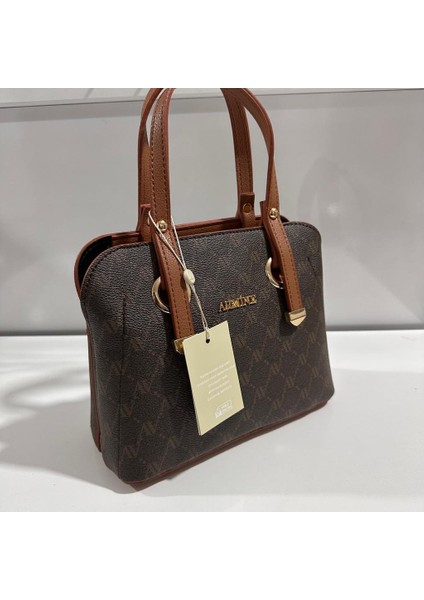 Bayan Çanta Noktalı Kahve AR36403