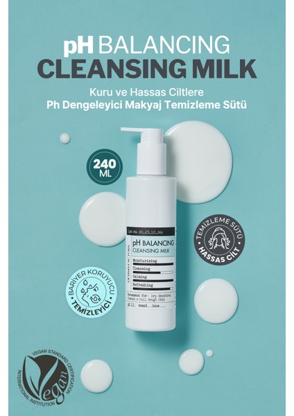 Derma Factory Ph Dengeleyici Nazik Makyaj Temizleme Sütü Derma Factory Ph Balancing Cleansing Milk 240 ml