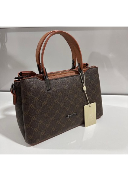 Bayan Çanta Noktalı Kahve AR31106