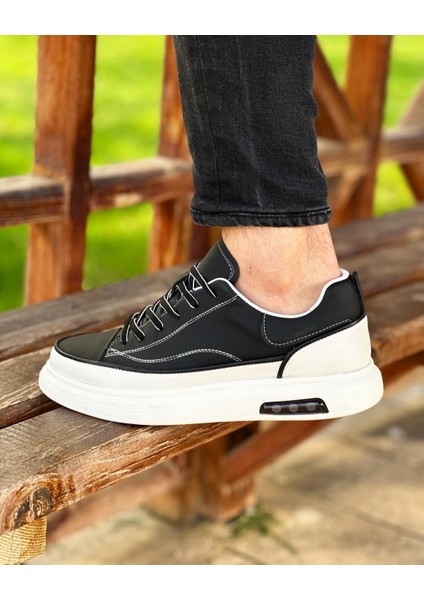 BLACK CEHA 0129 HAKİKİ DERİ ERKEK SNEAKER SİYAH