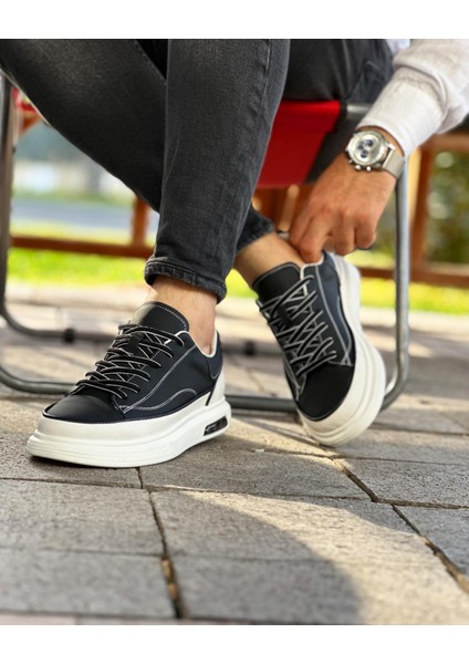 BLACK CEHA 0129 HAKİKİ DERİ ERKEK SNEAKER SİYAH fırsatları