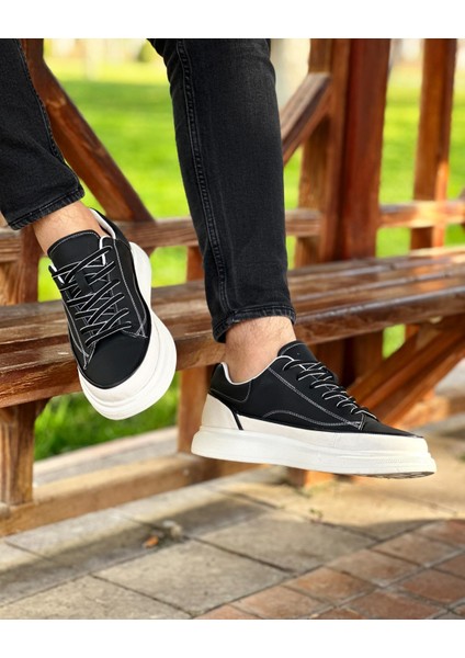 BLACK CEHA 0129 HAKİKİ DERİ ERKEK SNEAKER SİYAH indirimleri