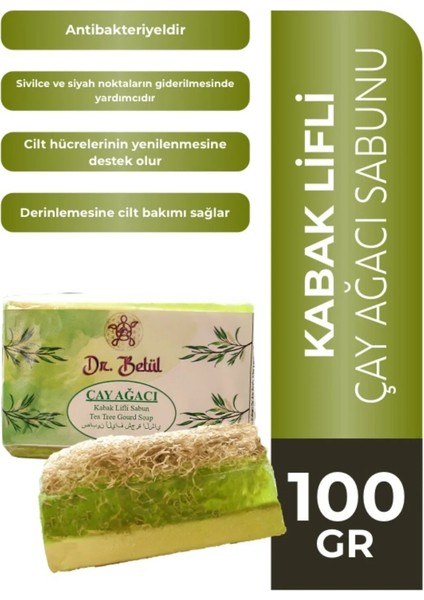 Doğal Kabak Lifli Çay Ağacı Sabunu 100 gr