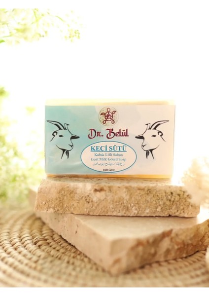 Doğal Kabak Lifli Keçi Sütü Sabunu 100 gr