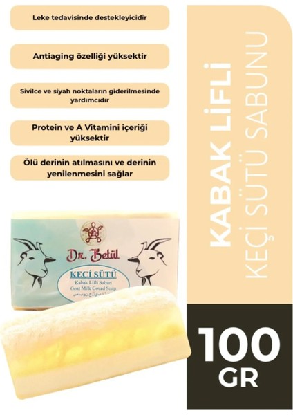 Doğal Kabak Lifli Keçi Sütü Sabunu 100 gr fiyatları