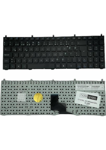 Exper ile Uyumlu Flex Nb A5V-C05, A5V-C42, A5V-C43, A5V-C65 Notebook Klavye Siyah Tr