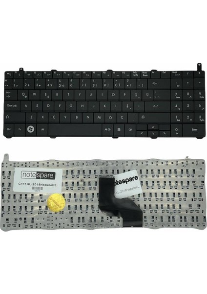 Gateway ile Uyumlu Tw9 Notebook Klavye Siyah Tr