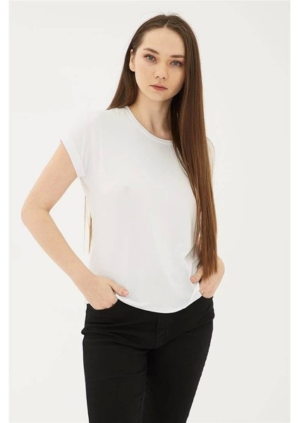 Fashıon Bluz 194K1 - Beyaz