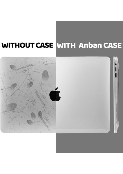 Apple MacBook Air 15 M2 Çipli 2023 Darbelere Dayanıklı Ön Arka Clear Parlak Kapak Kılıf A2941