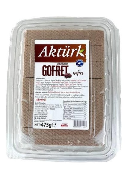 Kakaolu Gofret 475 G