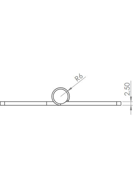 Azra Yapı 50X50 mm 2.5 mm Kalınlığında Sac Metal Yaprak Menteşe