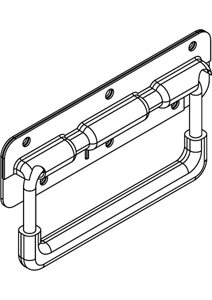 Azra Yapı Sac Metal Yaylı Kulp Yüksek Kalitede