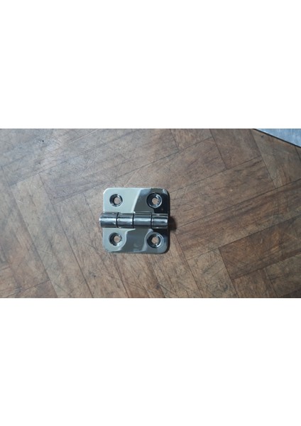 50X50 mm 2mm Kalınlıkta Paslanmaz Çelik Krom Yaprak Menteşe