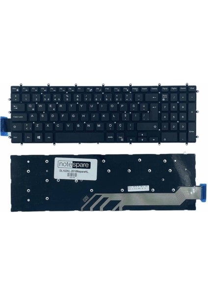 Dell ile Uyumlu Inspiron 5567-G20W81C, 5567-G50F81C Notebook Klavye Siyah Tr