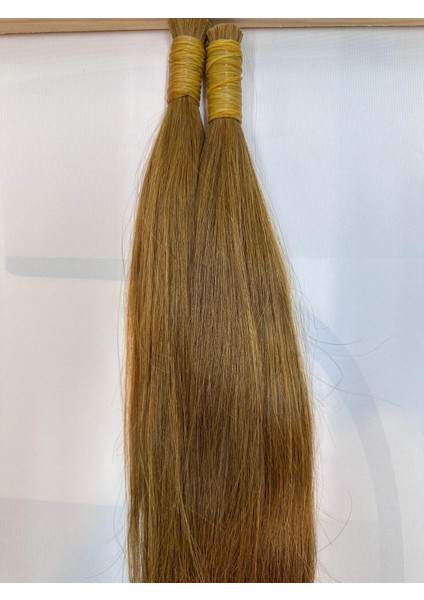 Karamel Ton 65-70 cm %100 Gerçek Saç 250 Adet Mikro Kaynak, 0.6 Gramdır 250 Adet 150 Gram Gelmektedir