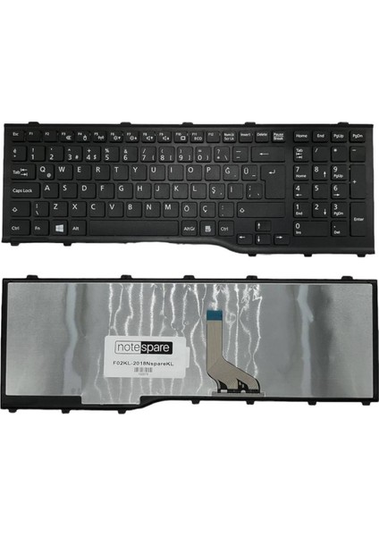 Fujitsu Siemens ile Uyumlu AH532-308, AH532-500, AH532-700, AH532-701 Notebook Klavye Siyah Tr