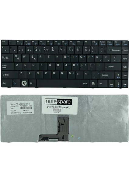 Exper ile Uyumlu Karizma VNB132 Notebook Klavye Siyah Tr