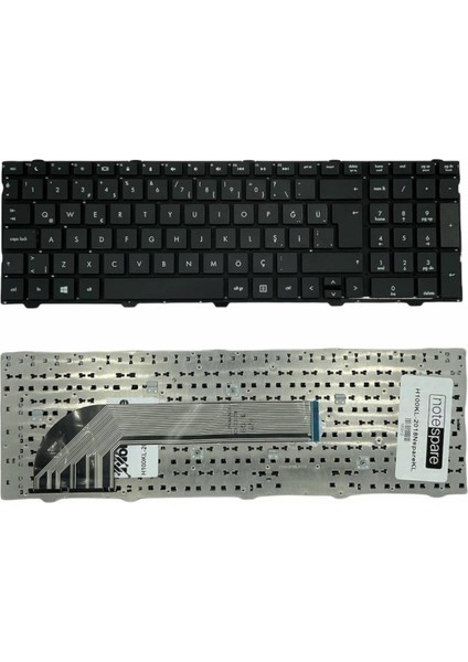 Hp ile Uyumlu Probook 4540S H4R42ES, 4540S H5H91EA, 4540S H5J05EA Notebook Klavye Siyah Tr